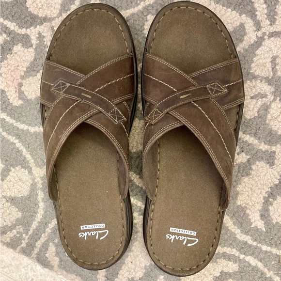 Clark’s men’s Brigham Cross Sandals - Picture 2 of 5